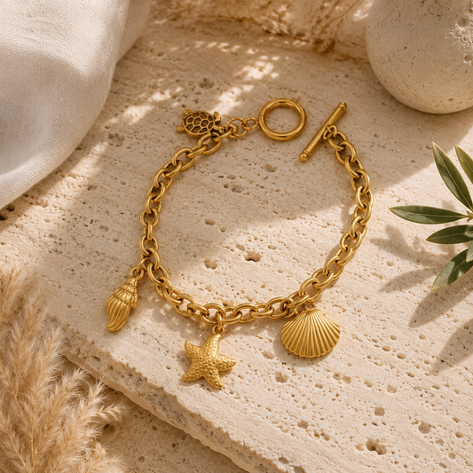 Bracelet Océanes Doré