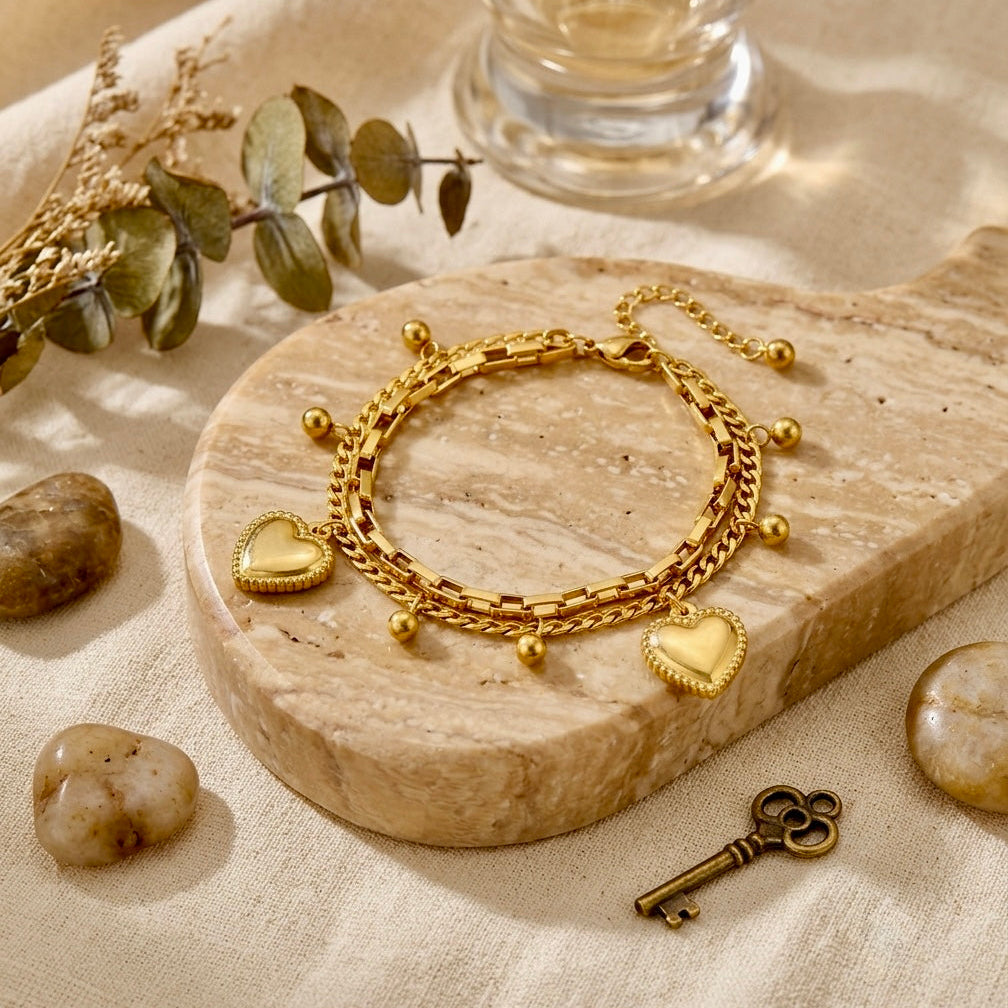 Bracelet à Coeur