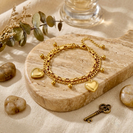 Bracelet à Coeur