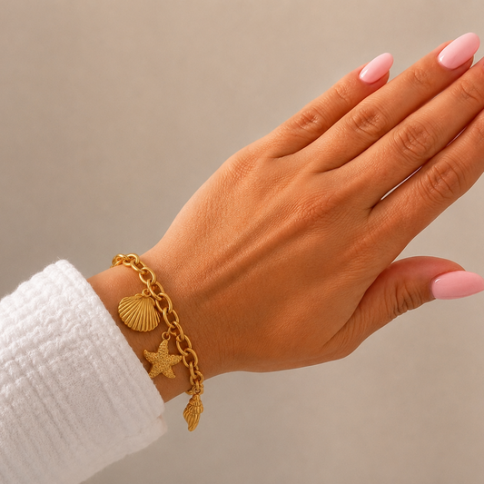 Bracelet Océanes Doré